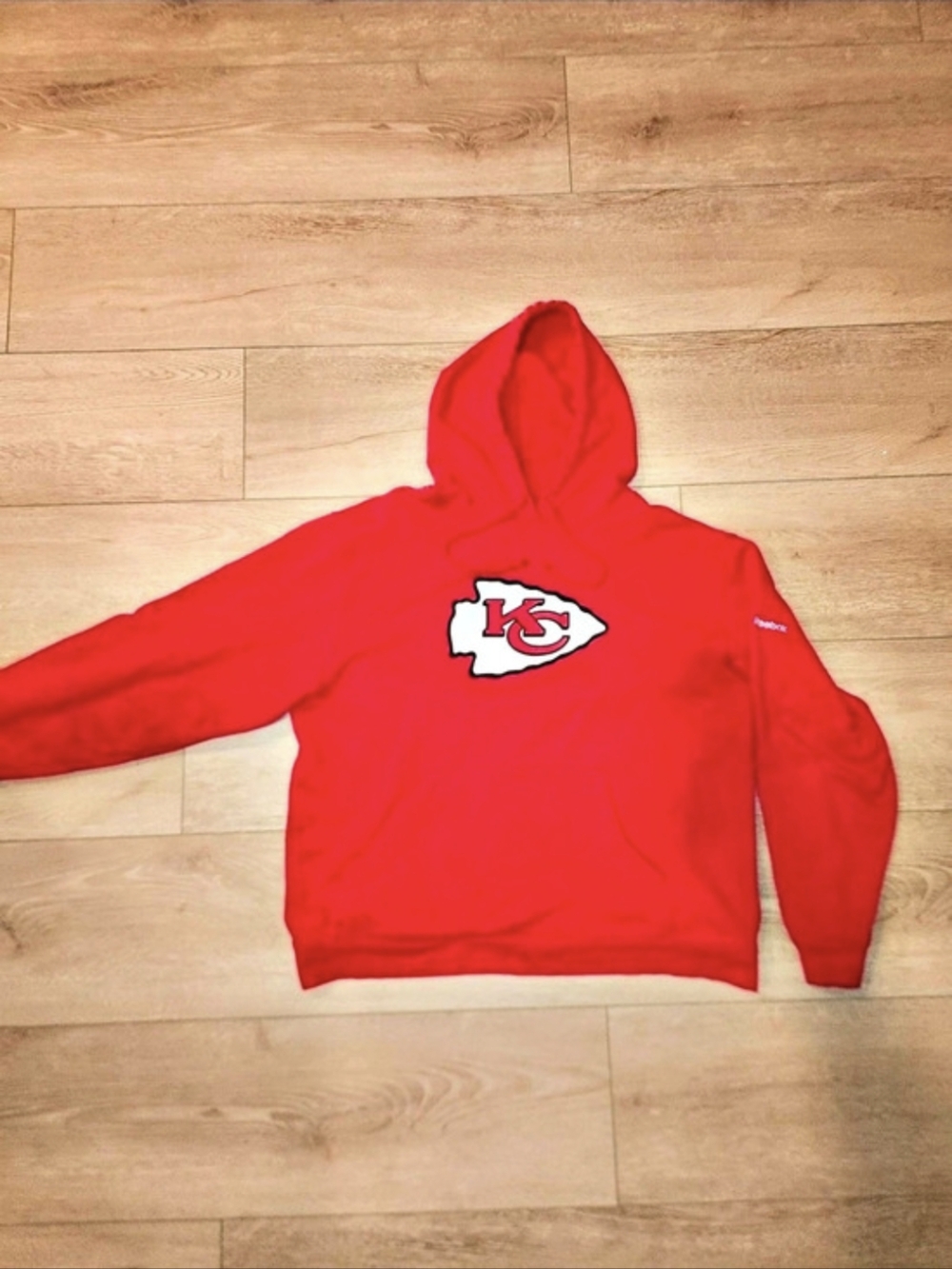 Vintage Y2K Kansas City Chiefs Reebok Embroidered Big Logo NFL Men's Size Large